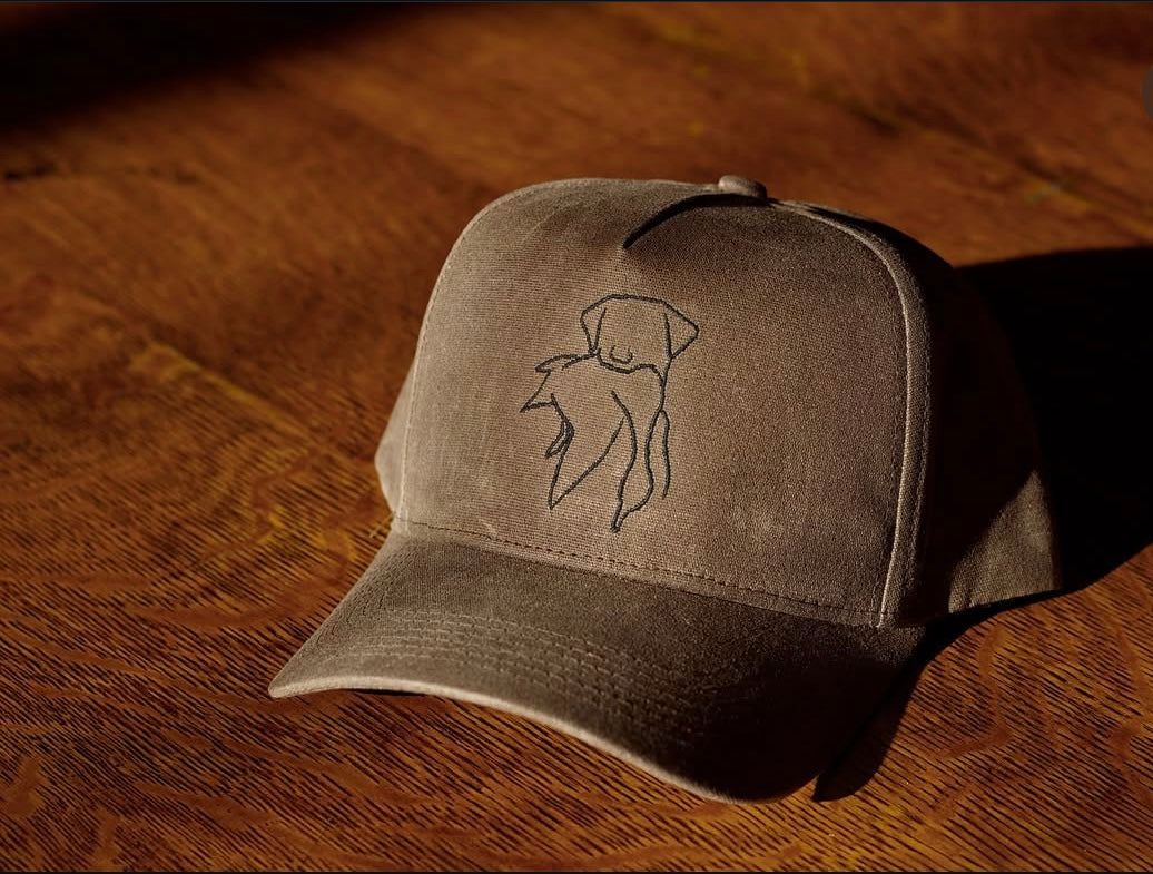 Brown Wax Canvas Hat