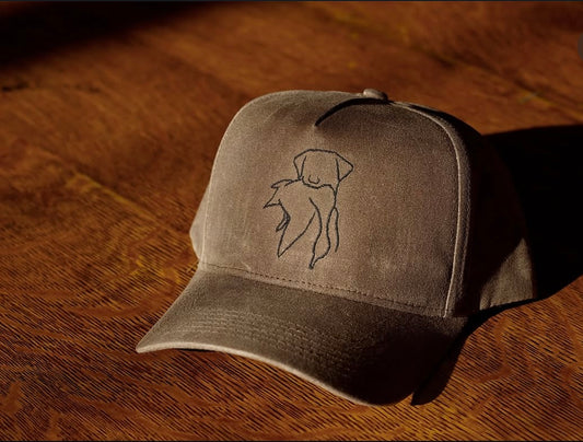 Brown Wax Canvas Hat